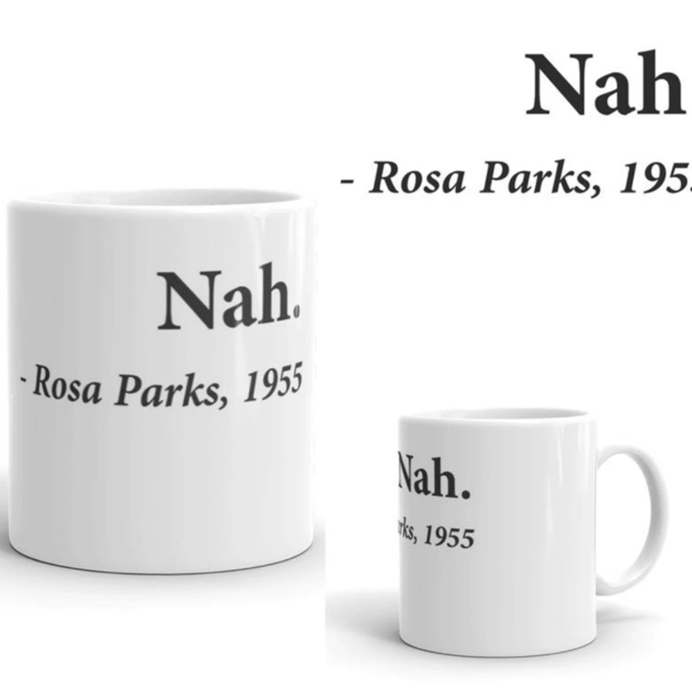 11 OZ NAH - ROSA PARKS, 1955 COFFEE TEA MUG *NWT*